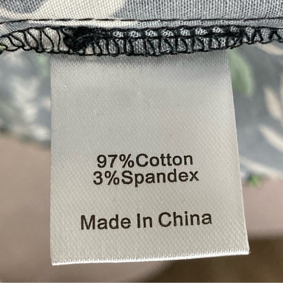 Tuckernuck Verdant Iris Royal Mini Shirt Dress-Womens M-Black/Green-Fall-NEW-NWT - Picture 6 of 10